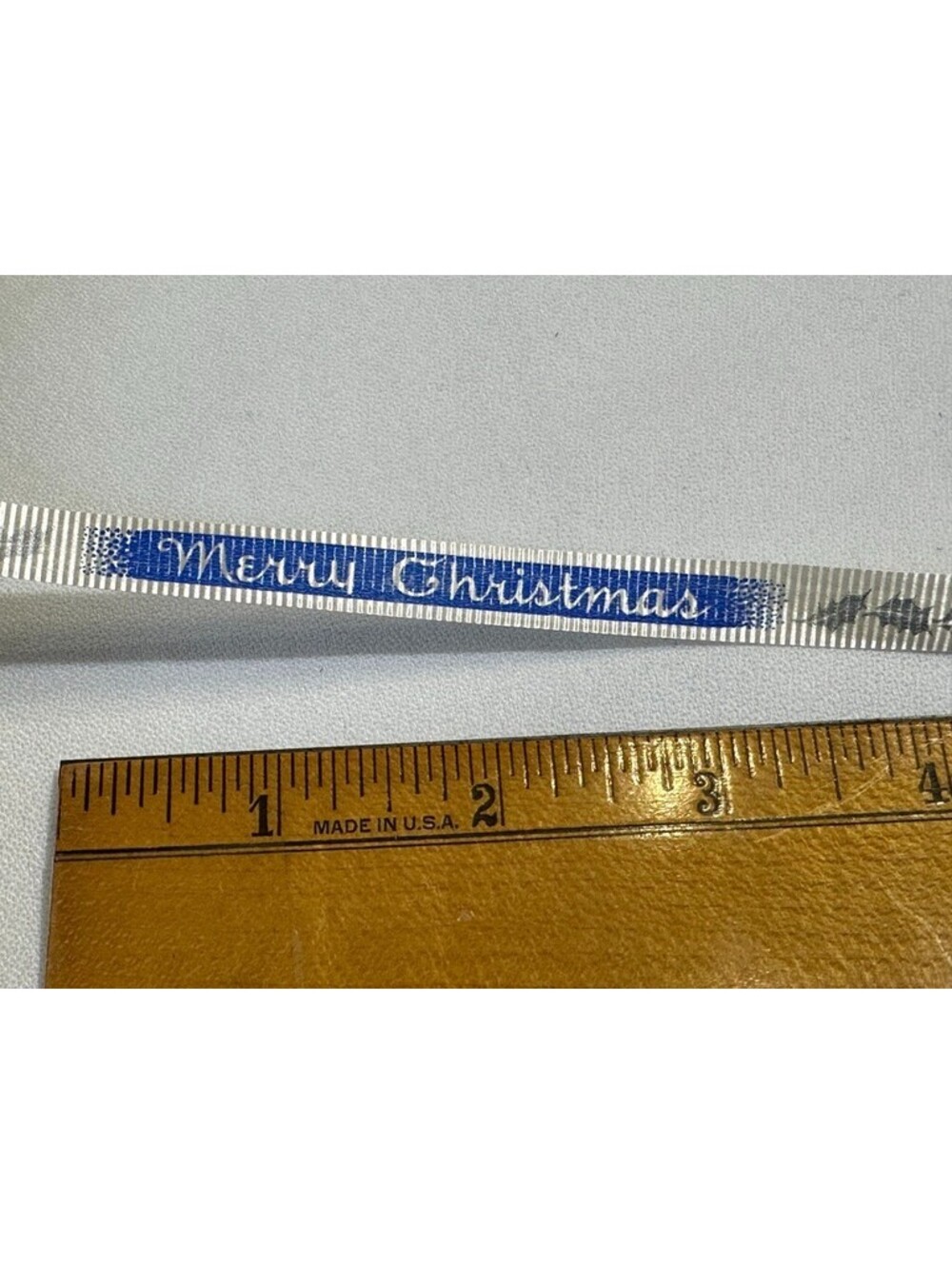 Vintage Merry Christmas Curling Ribbon Department Store 20 yards